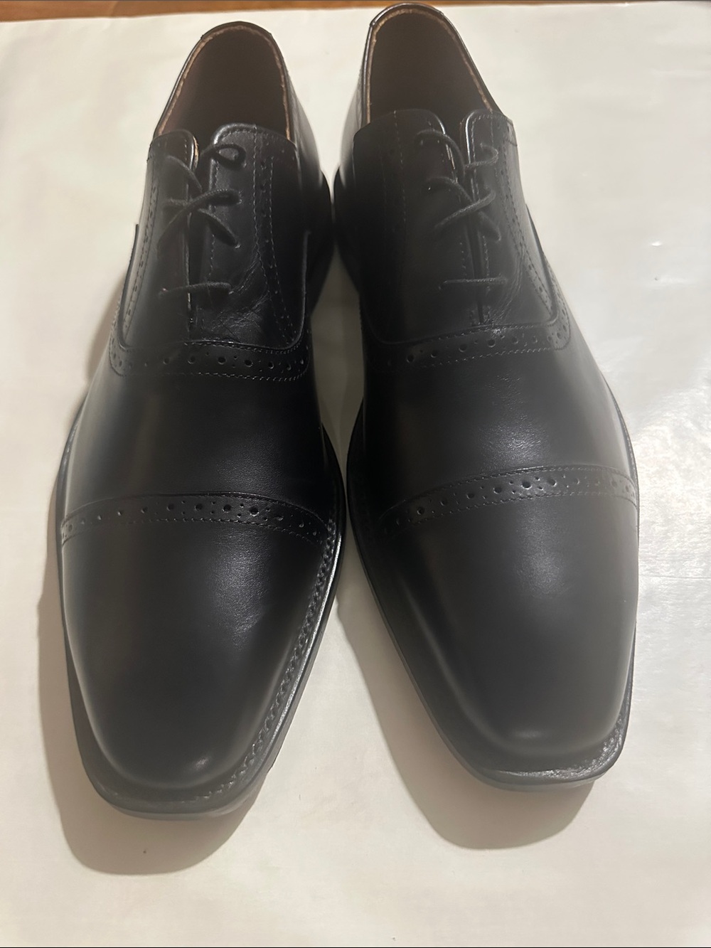 Allen Edmonds Classic Black Cap Toe Evanston Oxford 👞